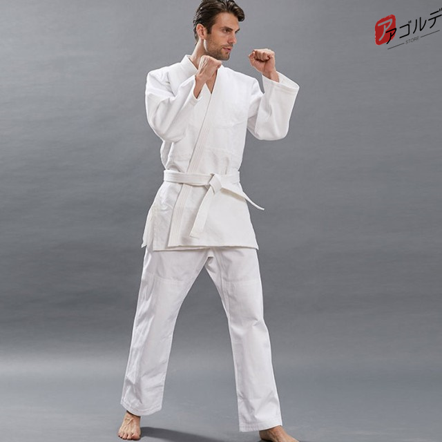 授業 高校生 キッズ 女子 小学生 4号 綿 中学生 細身 初心者 全4色！柔道着 上下セット 3号 柔道衣 ブルー 男子 ジュニア 大人 コットン 3点セット 帯付き 道着 2号 学校 武道 空手 合気道 青の通販は