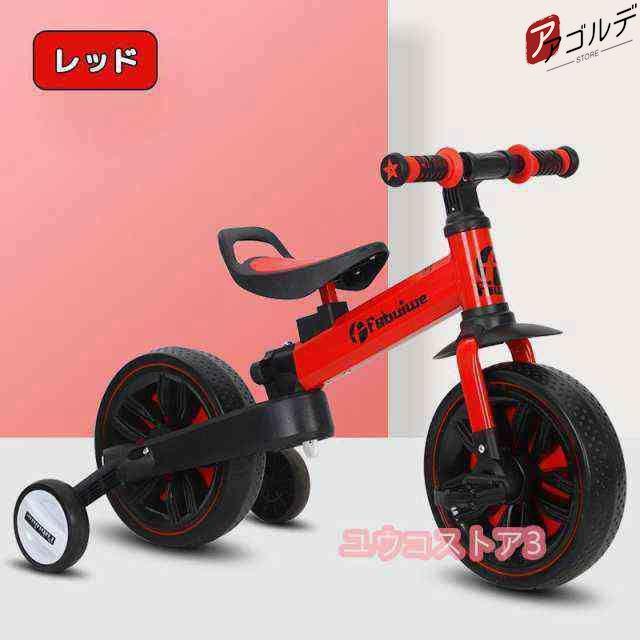 子供用 三輪車 4in1 バランスバイク 自転車 1歳 2歳 3歳 4歳 折りたたみ スタンド タイヤ 乗用玩具 軽量 キッズバイク 幼児用 誕生日プレゼントの通販は 7,430円