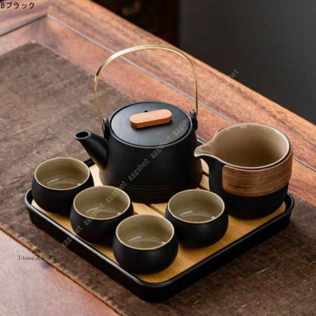 織部焼　美濃焼　茶器　茶道具　　急須　茶器セット 楽天市場】送料無料【箱入り】織部花紋 茶器揃（急須＆汲出2