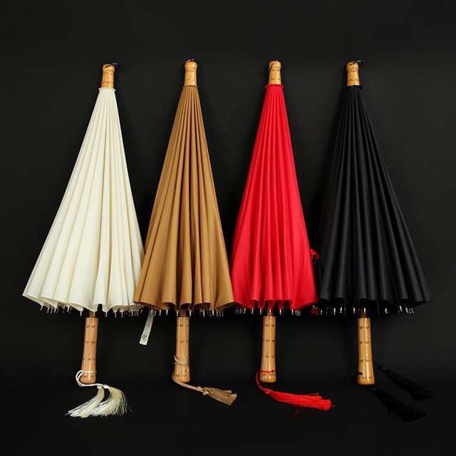 傘 長傘 雨傘 大きな傘 24本骨 レディース メンズ 無地 番傘 紳士傘 ビジネス 軽い 耐風 撥水 グラスファイバー 晴雨兼用 収納ポーチ付きの通販は