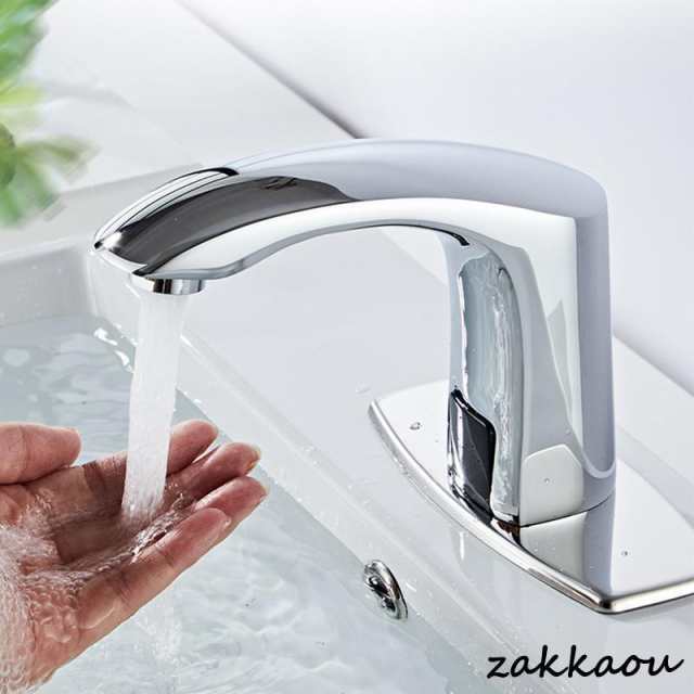 タッチレス水栓 洗面所 洗面台 浴室 洗面器 水栓金具 蛇口 交換自分で 台付 おしゃれ 電池式 混合水栓 キッチン 台所 流し台 手洗器用 節の通販は 9,099円