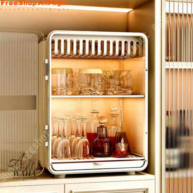 防塵 食器棚 台所収納 上置き 食器 収納ラック 食器ラック キッチン 収納 キッチン収納家具 カウンター上収納 棚 雑貨収納 お皿 お箸 コの通販は 7,348円