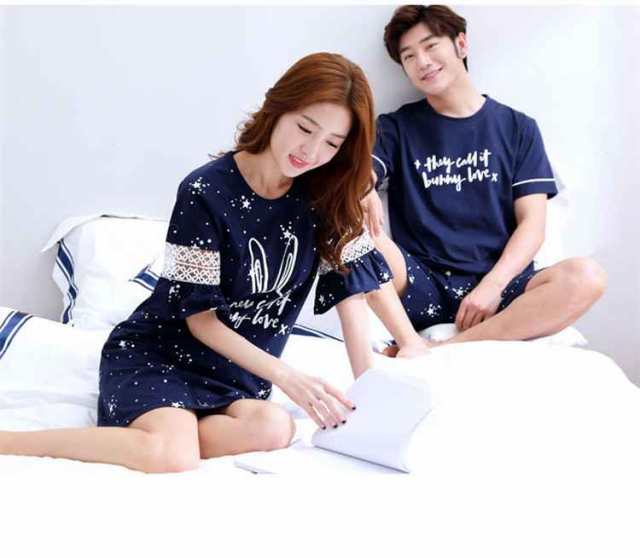 ルームウェア ペア パジャマ カップルパジャマ ペアパジャマ カップル ペアルック レディース パジャマ 上下セット ワンピース 部屋着 お揃い 半袖 記念日 お祝い 夏 ラブラブ プレゼントの通販は ルームウェア ペア パジャマ カップルパジャマ ペアパジャマ カップル ペアルック レディース パジャマ 上下セット ワンピース 部屋着 お揃い 半袖 記念日 お祝い 夏 ラブラブ プレゼントの通販は