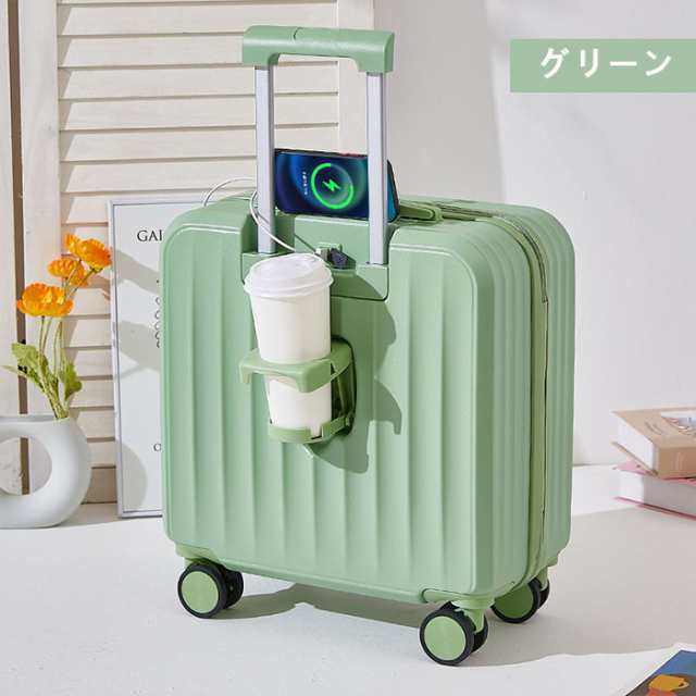 子供乗せキャリーケース　Мサイズ　くすみグリーン 子供が乗れるキャリーケース くすみグリーン