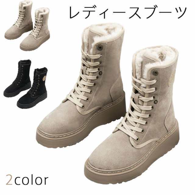 レディース　靴　ブーツ シューズ　マーティンブーツ　オートバイブーツ　ハイヒール ウェッジソール カジュアルシューズ インヒール　くさび　防寒　美脚   厚底　 滑止め 暖かい　カジュアル　オシャレの通販は 5,935円