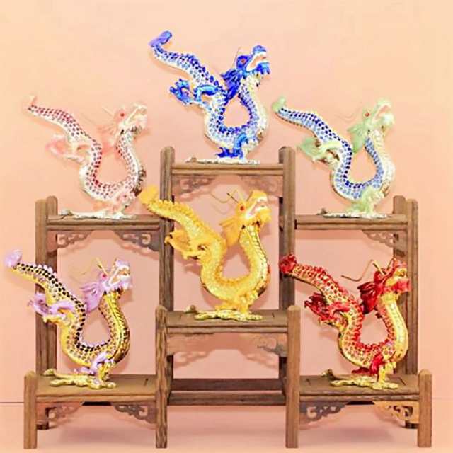 龍の置物 クリスタル スピリチュアル 開運力 風水 龍神様 開運厄除 厄除け 金運アップ 開運 金運 装飾置物 成功 財運 パワー 縁起物 祈る 魔除け 贈り物 6,231円