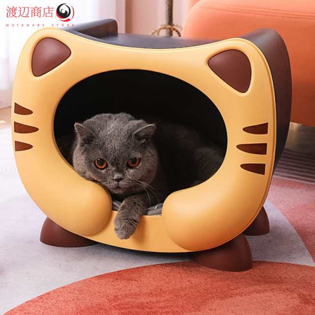 猫小屋 キャットハウス 可愛い 組立式 猫 ベッド 温かい ペットハウス 屋外 防水 プラスチック製 おしゃれ 小型犬 猫 ハウス 小屋 外猫ハウス 防寒 防風 通気性 耐重 さびない 夏冬用 組立簡単 洗える 家庭/室内/テラスの通販は 5,589円