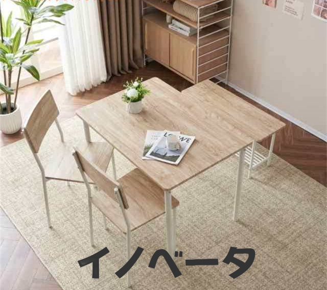 ダイニングテーブルセット 4人用 4点セット ダイニングセット スチール 食卓 チェア2脚 ベンチ1脚 幅100 コンの通販は