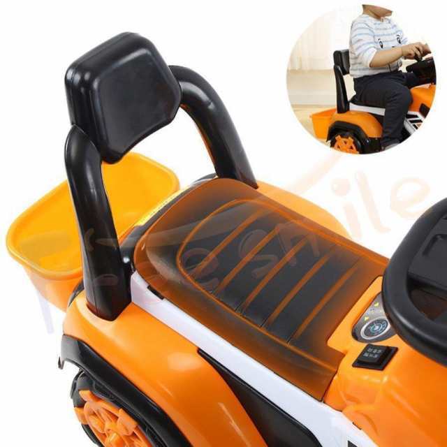 電動乗用ショベルカー 充電式 働く車用ショベルカー バケット操作 アーム動 電動乗電動乗用ショベルカー 充電式 働く車用ショベルカー