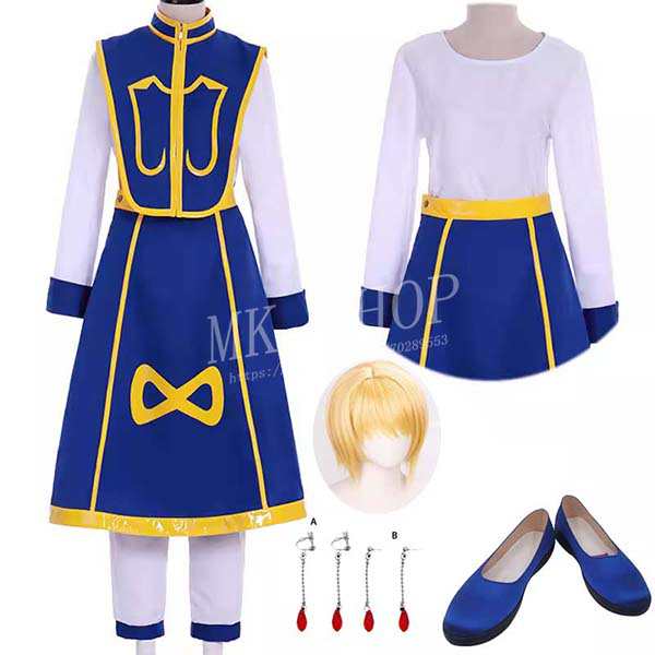 送料無料ハンター ハンター 風 クラピカ コスプレ衣装 ウィッグ 靴 道具耳飾り 男女兼用 コスチューム イベント アニメ 仮装 変装 5,753円
