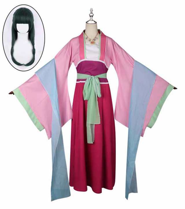 送料無料 薬屋のひとりごと 風 マオマオ 猫猫 コスプレ衣装 ウィッグ 追加可 cosplay ハロウィン 演出服 変装 6,470円