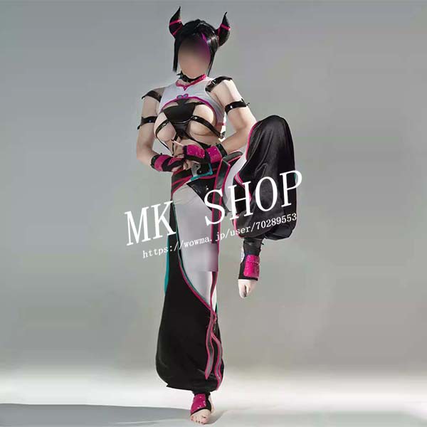 送料無料 ストリートファイター  風 ハン ジュリ コスプレ 高品 衣装 ウィッグ コスチューム クリスマス ハロウィン 仮装の通販は 14,345円