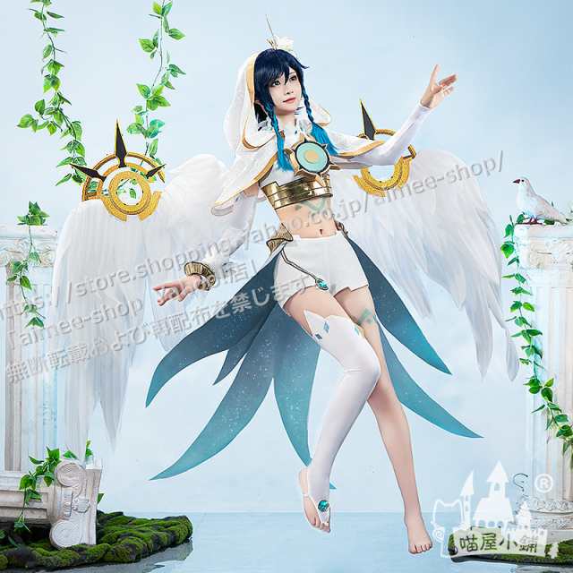 猫屋製  原神  コスプレ   ウェンティ (Venti)　コスプレ衣装 　神ver　衣装　※ウィッグ　追加可の通販は 16,475円