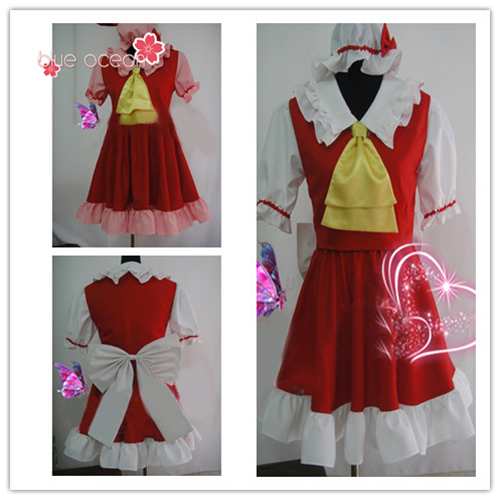 東方Project とうほうプロジェクト フランドール・スカーレット 悪魔の妹  風  コスプレ衣装  cosplay  cos  変装の通販は 5,175円