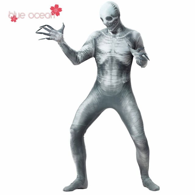 怪物 ゾンビ 全身タイツ ホラー 連体 着ぐるみ ステージ衣装 弾力と伸縮性あり コスチューム コスプレ衣装　ハロウイン仮装 ハロウインコの通販は
