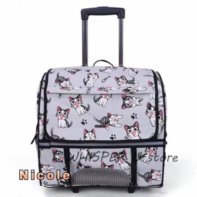 ペットキャリー キャリーカート リュック 2way キャリーバッグ 折り畳み 犬用 猫用 小型犬 ペット用品 迷彩柄 リュックサック キャスターの通販は