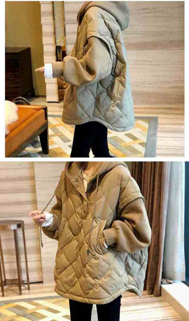 秋冬新作ジャケット レディースアウター 中綿入れジャケット 秋冬アウター フード付きジャケット キルティングコート 厚手アウター 大人アウター 可愛い 痩せる効果 ゆったり 暖かい お洒落 防寒 軽量 お呼ばれ お出かけ 通勤 オフィス 40代 30代 20代の通販は
