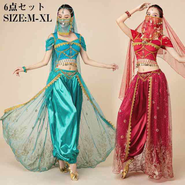 ハロウィン コスプレ 仮装 ジャスミン アラジン ハロウィンコスプレ 大人 女性 可愛い 大きいサイズ ドレス ダンス セクシー レディース かわいいの通販は 7,225円