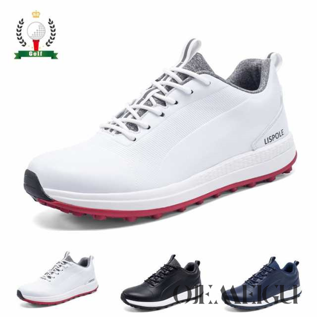 ゴルフシューズ メンズ スニーカー 大きいサイズ 4E 幅広い スパイクレス フィット感 ゴルフ 軽量 動きやすい 防水性 プレゼント 退職祝いの通販は 5,228円