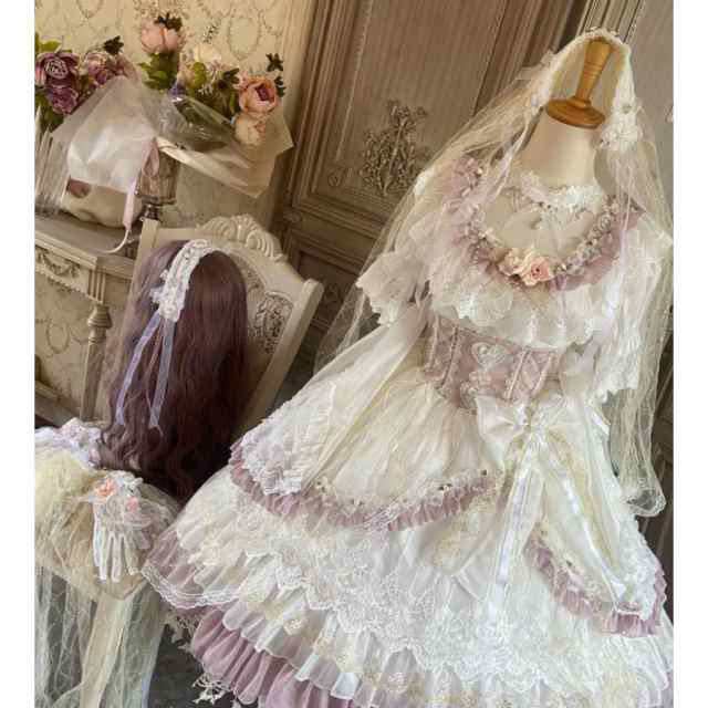 2022夏/新発/数量/Lolita系　エリザベスの宴会/ワンピース　OP　ドレス　日常　写真　舞台　変装/ロリータ  トップス  萌え レディース ゴスロリ ロリータフの通販は