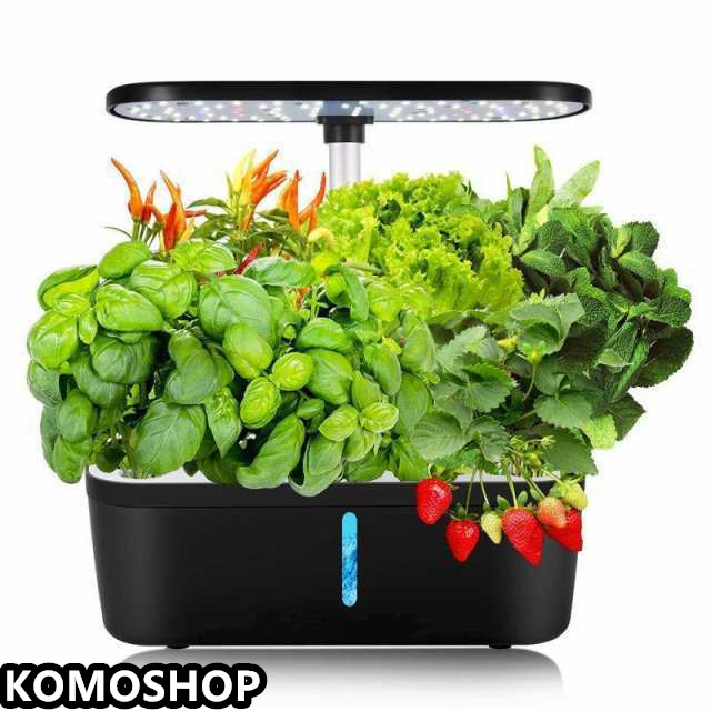 水耕栽培キット 野菜栽培セット 室内用 家庭菜園 植物育成LEDライト付き 6株野菜栽培可能 高さ調節可能 静音 自動水循環システム ライト