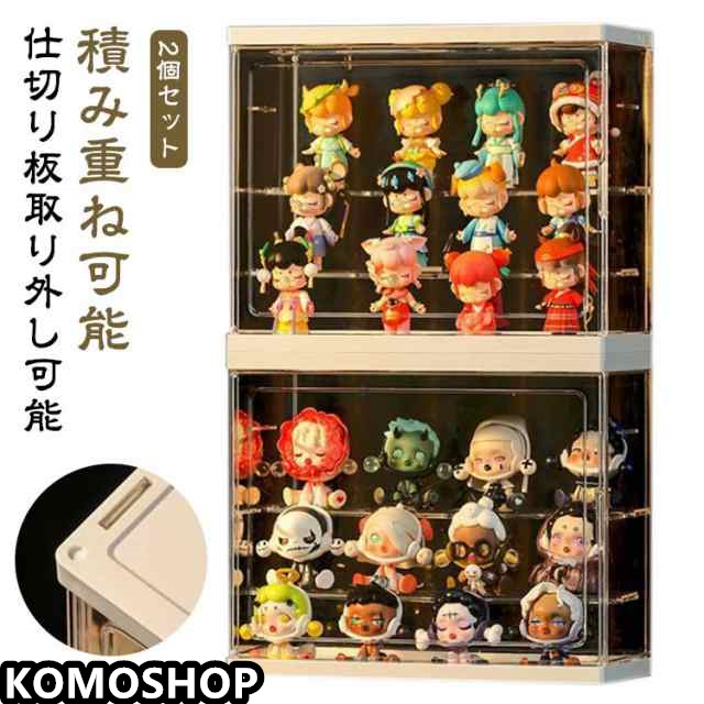 フィギュアケース コレクションケース クリア透明 大型 棚 14セット