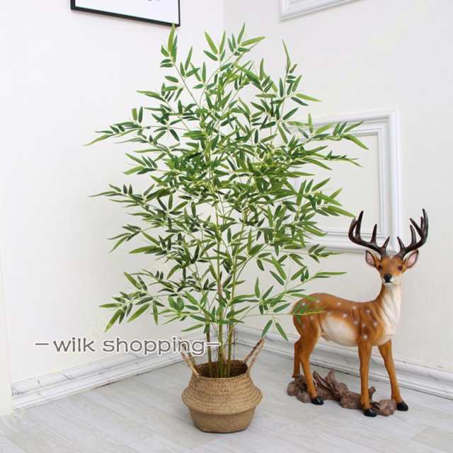 【以上で割引】フェイクグリーン インテリアグリーン 造花 大型緑葉 人工観葉植物 スクエアポット 水やりの世話が不要 簡単世話いらず 和室 洋室 オフィス 窓まわり 寝室