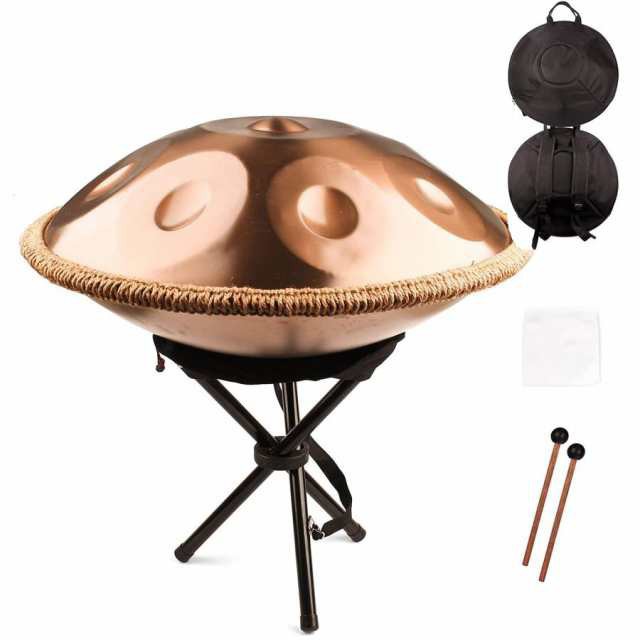 ハンドディスクドラム、10ノートハンドパンドラム、バッグ付き22インチ