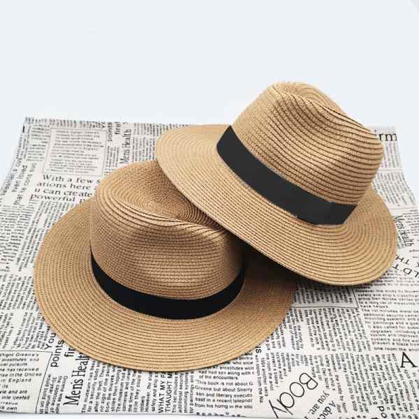 麦わら帽子 帽子 メンズ パナマ帽 ストローハット 大きいサイズ つば広