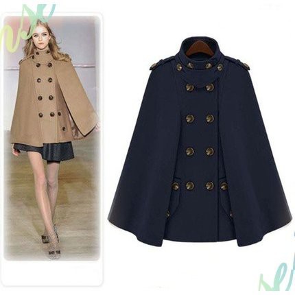 送料無料 ミリタリー風 ポンチョコート ケープコート レディース 軍服風 ポンチョ マント ドルマン アウター 秋冬 送料無料 ミリタリー風 ポンチョコート ケープコート レディース 軍服