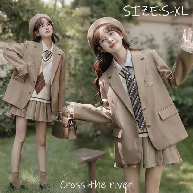 卒服 140 150 卒業式　制服 韓国【美品】　6点セット 楽天市場】なんちゃって制服 セット 卒業式 スーツ 女の子 韓国