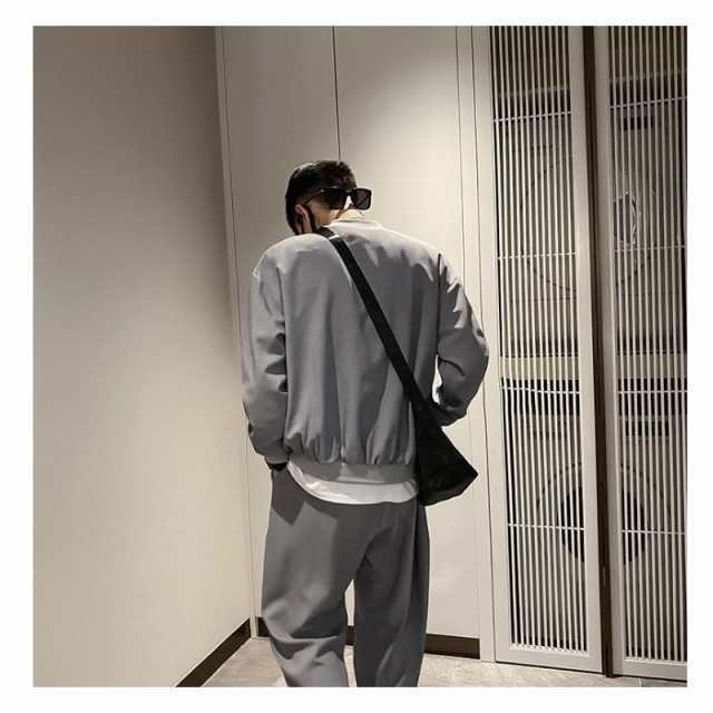 セットアップ メンズ 上下セット MA-1 ライトアウター ジャージ 大きい