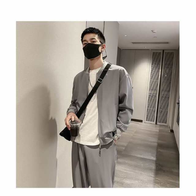 セットアップ メンズ 上下セット MA-1 ライトアウター ジャージ 大きい