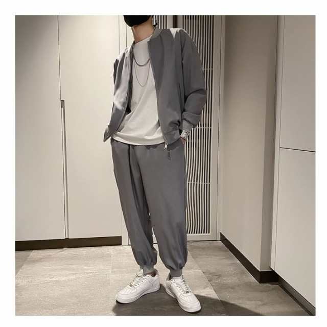 セットアップ メンズ 上下セット MA-1 ライトアウター ジャージ 大きい