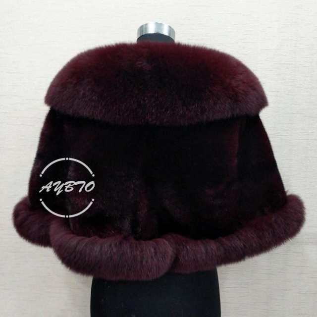 ストール レディース 春秋冬 温熱 厚手 大判 ファー ショール