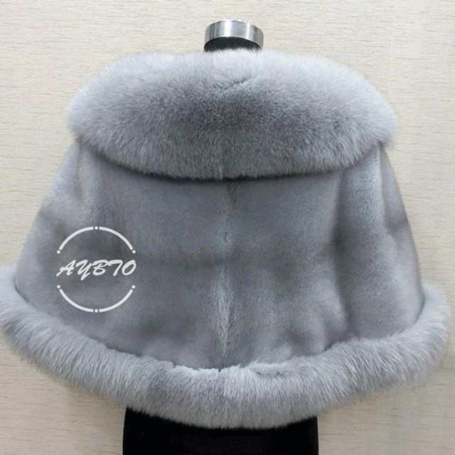 ストール レディース 春秋冬 温熱 厚手 大判 ファー ショール