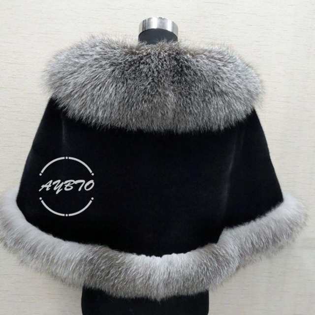 ストール レディース 春秋冬 温熱 厚手 大判 ファー ショール