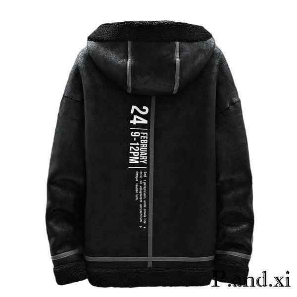 メルトン ウール ジップ ピーコート メンズ Pコート フェイクムートン