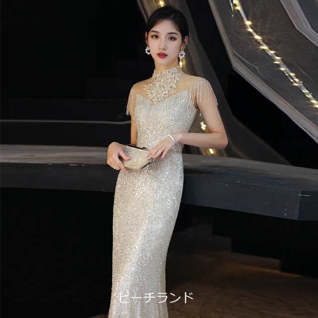 値下げ済み 新品未使用 イブニングドレス 白×シルバー Sサイズ imgrc0087908855.jpg