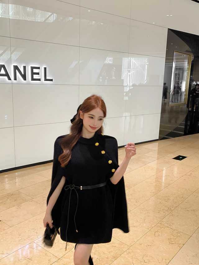 ワンピース レディース ミニ ミニ丈 ショート ショート丈 ケープ風