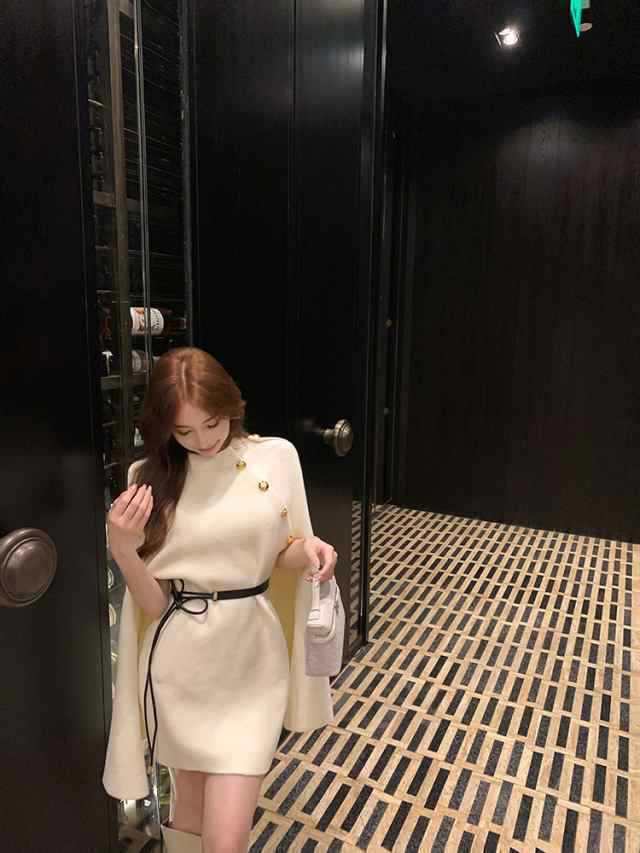 ワンピース レディース ミニ ミニ丈 ショート ショート丈 ケープ風