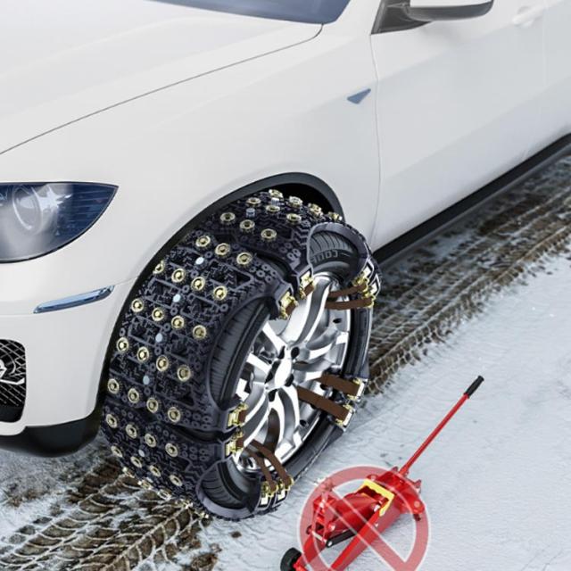 タイヤチェーン 車用タイヤチェーン 6本入 スノーチェーン 冬チェーン | タイヤチェーン 6本入 非金属 スノーチェーン 滑り止め