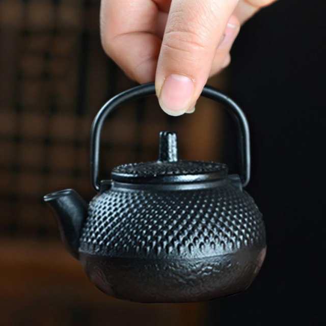 小さめ　鉄瓶　薬缶 ミニ 50ml 鉄瓶 鉄びん 小さめ ih対応 直火 ih 鉄製 やかん ケトル