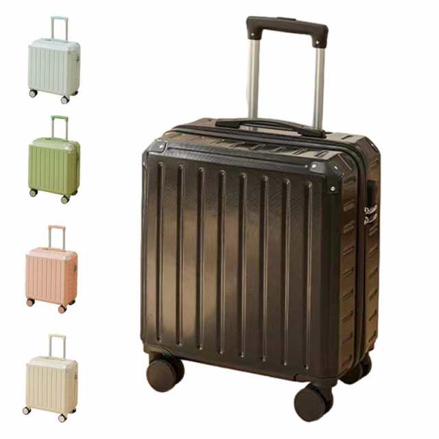 スーツケース キャリーケース 小型 キャリーバッグ 機内持ち込み可 ビジネス 軽量 丈夫 防水 安心TSAロック付き 360度回転 静音4輪キャスター 大容量 おしゃれ 出張 旅行 合金製キャリーバー 18インチ 2.5KG 1泊2泊 男女兼用