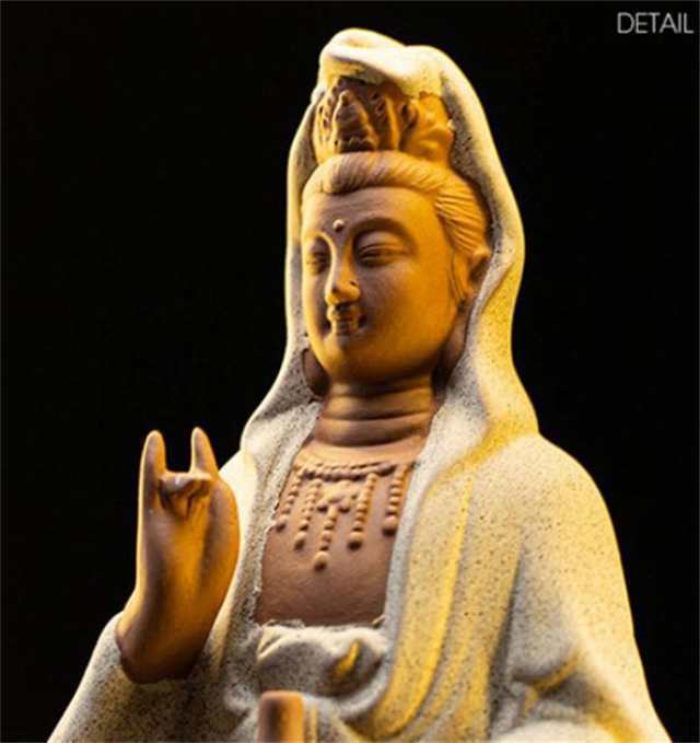 倒流香観音 自在観音 仏像香炉 香座 置物 5タイプ展開 観音像 観世音