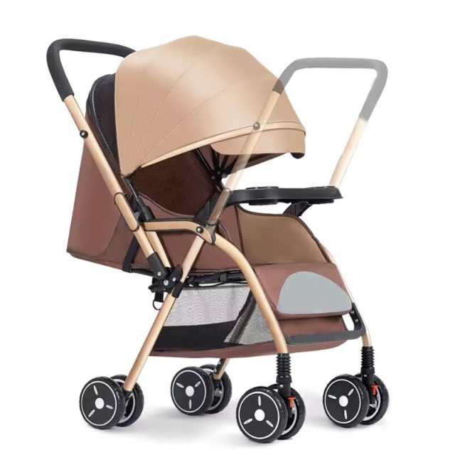 両対面 ベビーカー ab型 折り畳み 軽量 コンパクト リクライニング 静音キャスター SG基準 ベビー用品 新生児 1か月?36か月まで 帰省 出産祝い 誕生日