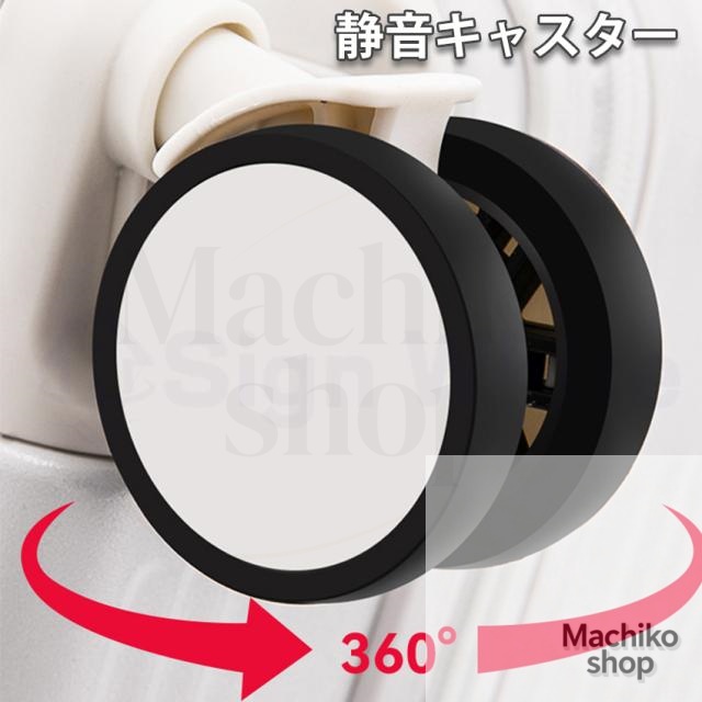 スーツケース キャリーケース フロントオープン ssサイズ 機内持ち込み 前開き かわいい 軽量 静音 多機能 キャリーケース USBポート スマホスタンド キャリーバッグ 18インチ 白 大容量 おしゃれ 旅行 海外 国内 プレゼント sign white_9