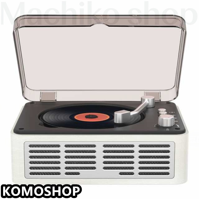 CDプレーヤー 卓上 レコードプレーヤー型 bluetooth5.3 スピーカー CDプレイヤー Bluetooth ラジオ USB/スマホ&amp;amp;ヘッドホン対応 光デジタル出力 リピート/シャッフル再生 高音質 リモコン付 コンパクト レトロ おしゃれ 誕生日 クリスマスプレゼント_15