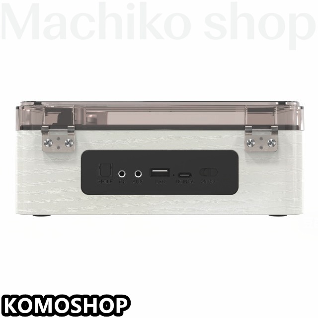 CDプレーヤー 卓上 レコードプレーヤー型 bluetooth5.3 スピーカー CDプレイヤー Bluetooth ラジオ USB/スマホ&amp;amp;ヘッドホン対応 光デジタル出力 リピート/シャッフル再生 高音質 リモコン付 コンパクト レトロ おしゃれ 誕生日 クリスマスプレゼント_16