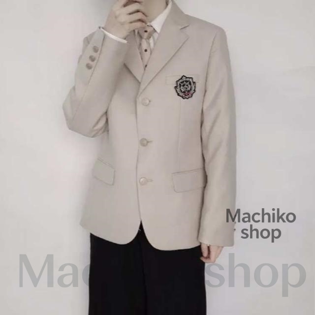 ベージュ 高校生 高校 男子 ブレザー 通学 学生 制服 グレー ブラック ネイビー レギュラータイプ アクセサリーなし 男子校生 制服 なんちゃって制服 スクール 通学 中学生 男子 紺 スクールブレザー ブレザー 中学 学生服 ジャケット 卒業式 学校_3
